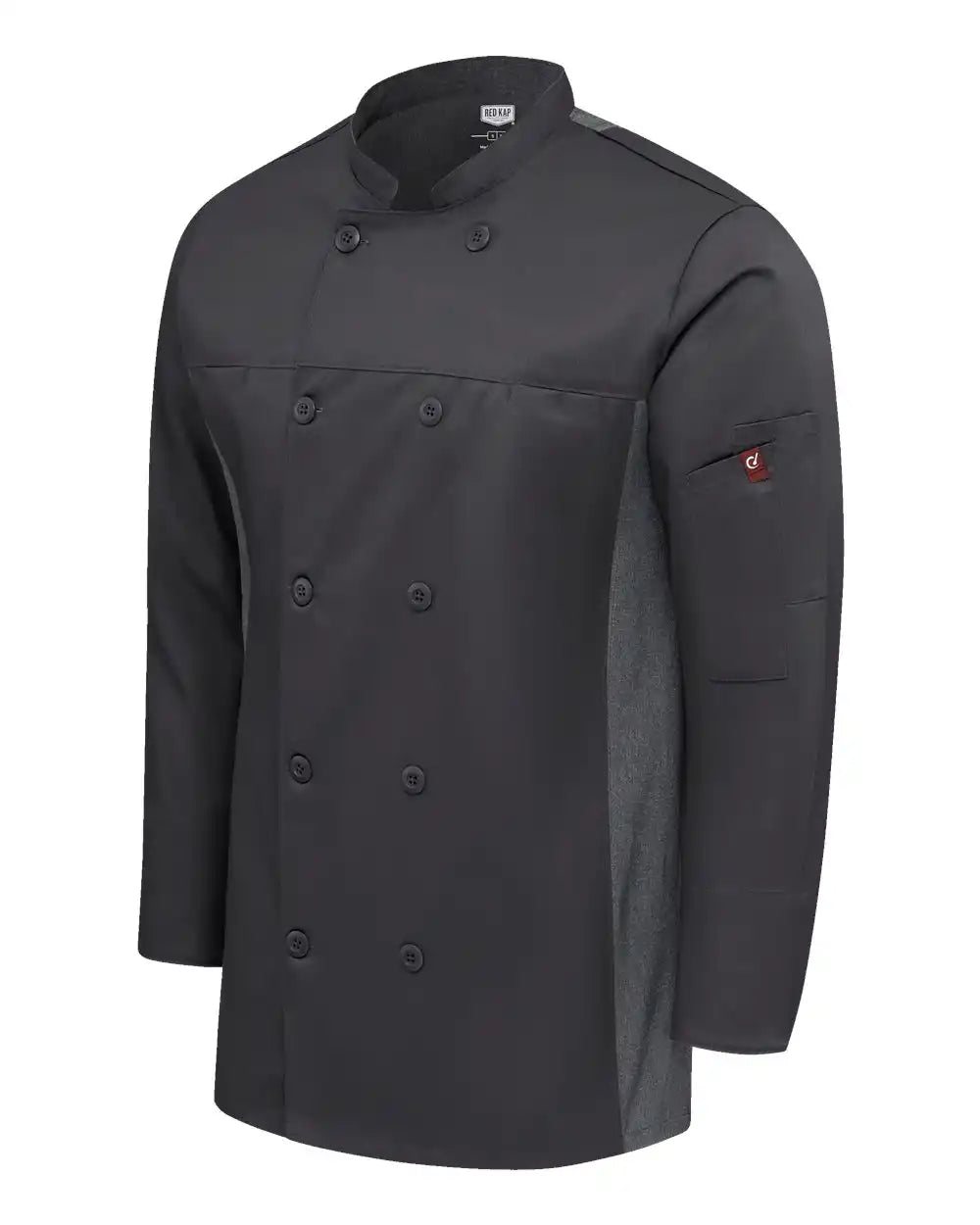Chef Designs 054m Deluxe Airflow Coat - Charcoal