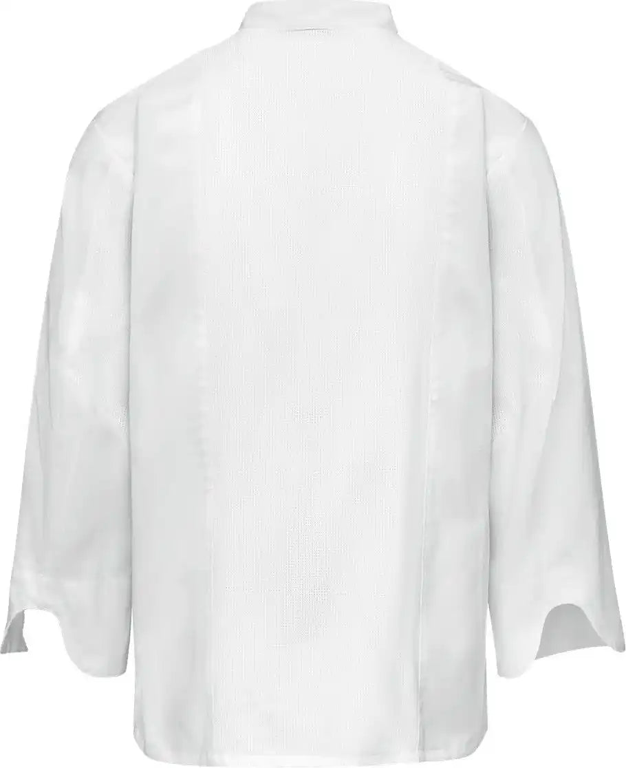 Chef Designs 054m Deluxe Airflow Coat - White - s