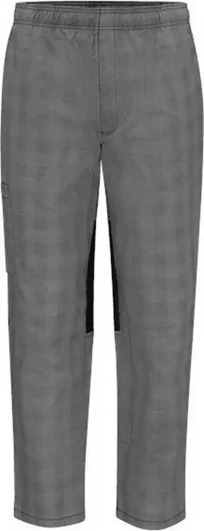 Chef Designs 0p2m Airflow Pants with Back Panels - Gray Black Plaid