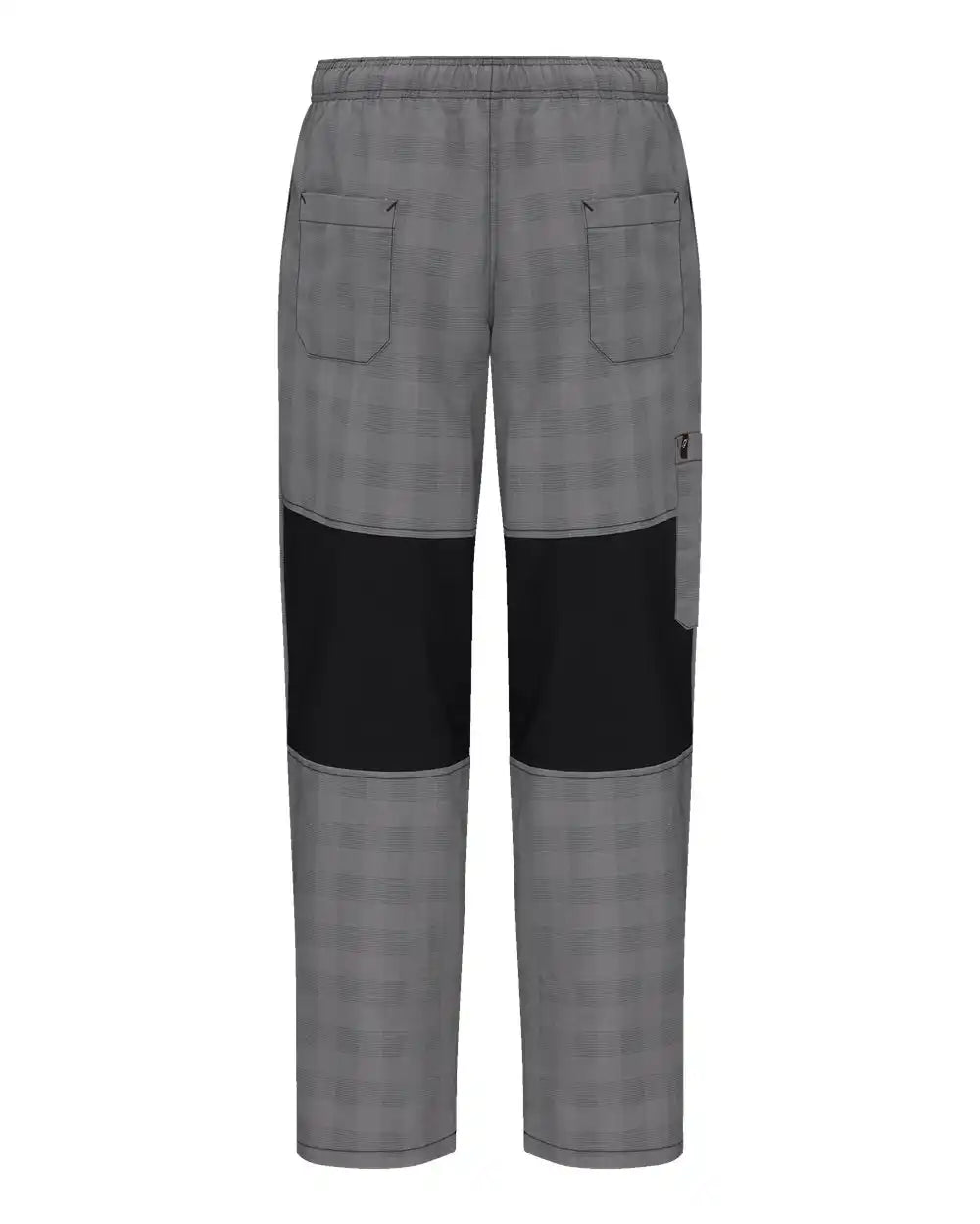 Chef Designs 0p2m Airflow Pants with Back Panels - Grey Black Plaid - Grey/ / s