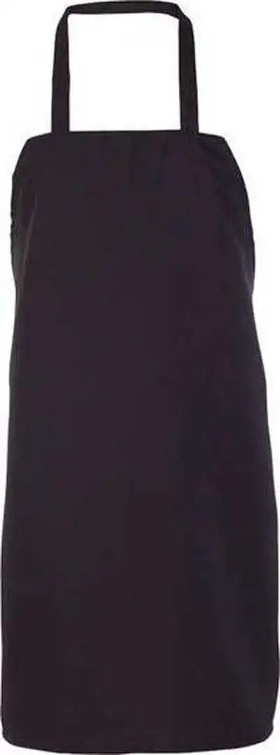 Chef Designs 1430 Bib Apron - Black - one Size Fits Most