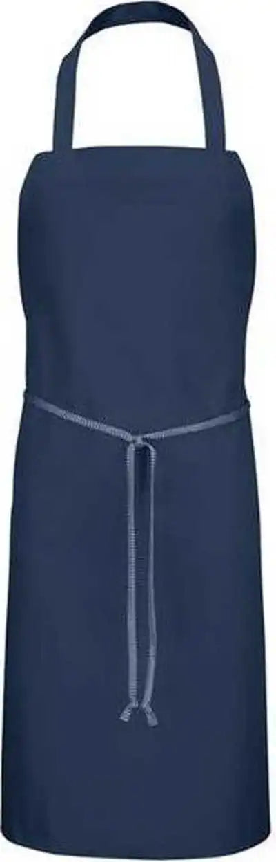 Chef Designs 1430 Bib Apron - Navy - one Size Fits Most