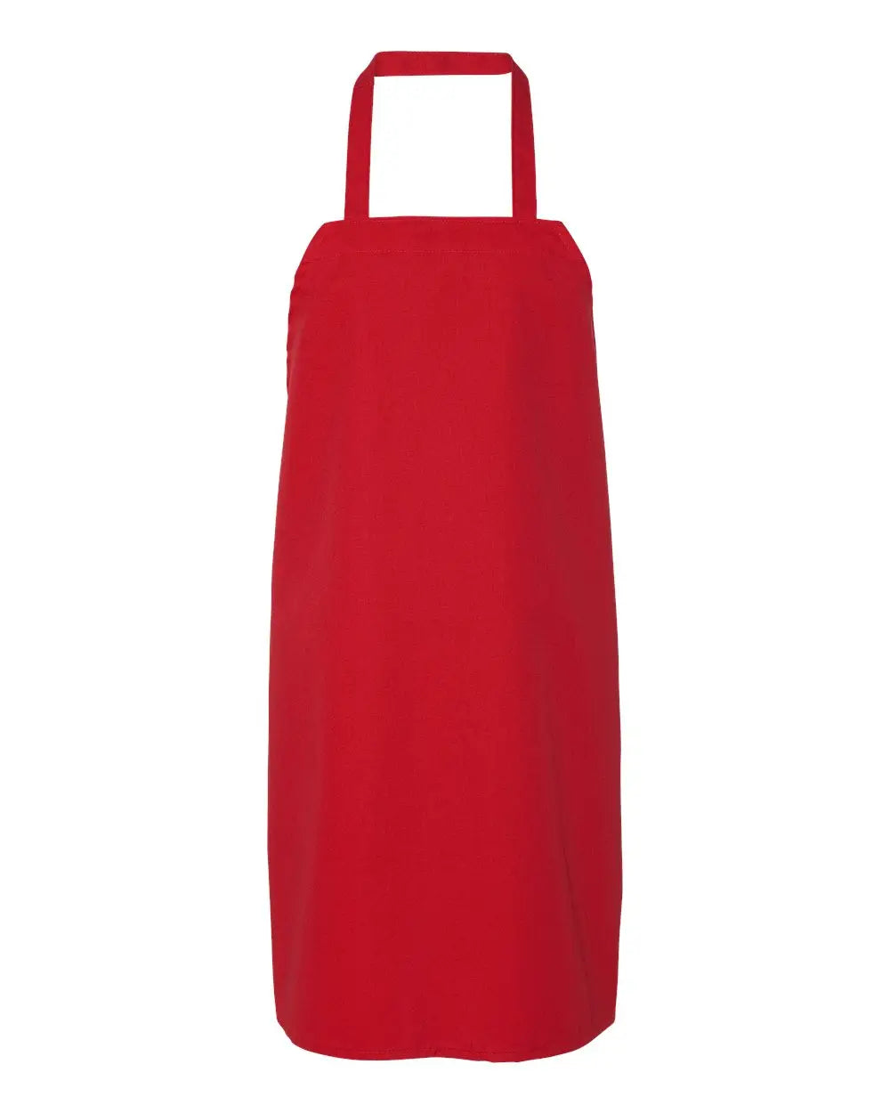 Chef Designs 1430 Bib Apron - Red - one Size Fits Most