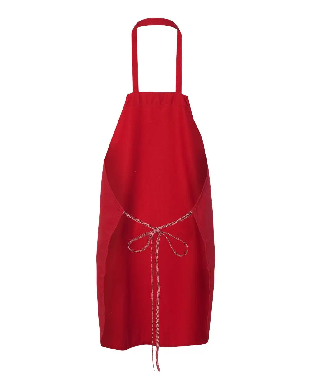 Chef Designs 1430 Bib Apron - Red - one Size Fits Most
