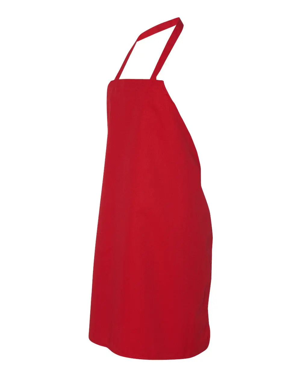 Chef Designs 1430 Bib Apron - Red - one Size Fits Most
