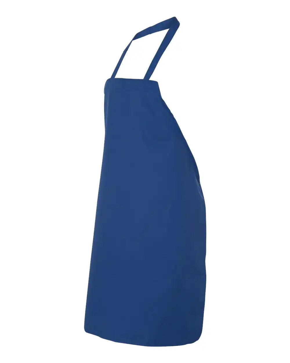 Chef Designs 1430 Bib Apron - Royal Blue - one Size Fits Most