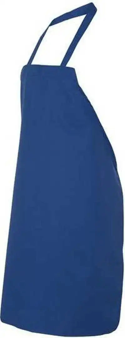 Chef Designs 1430 Bib Apron - Royal Blue - one Size Fits Most