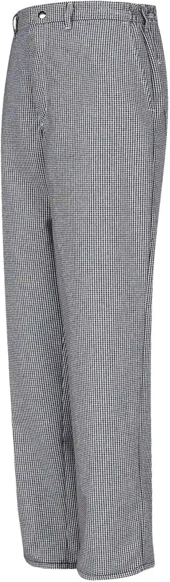 Chef Designs 2020ext Cook Pants Extended Sizes - Black White Check - 32i - Black/ - 48w