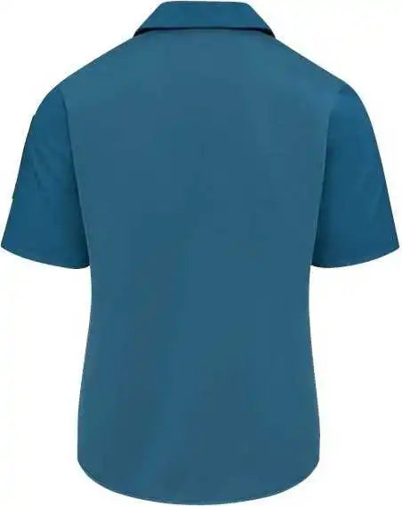 Chef Designs 501w Women’s Poplin Airflow Cook Shirt with Oilblok - Teal