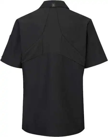 Chef Designs 501x Women’s Mimix Short Sleeve Cook Shirt with Oilblok Black