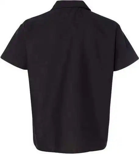 Chef Designs 5020 Poplin Cook Shirt with Gripper Closures - Black
