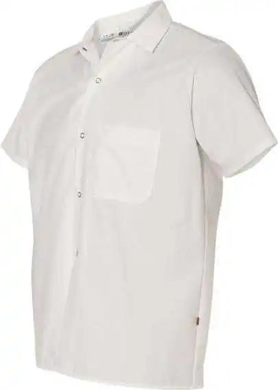 Chef Designs 5020 Poplin Cook Shirt with Gripper Closures - White