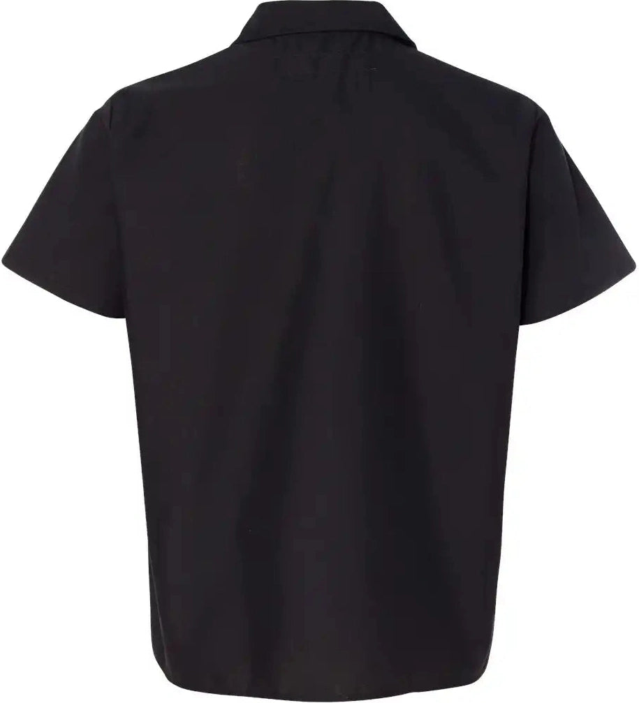 Chef Designs 5020c Poplin Cook Shirt with Gripper Closures - 5020 - Black