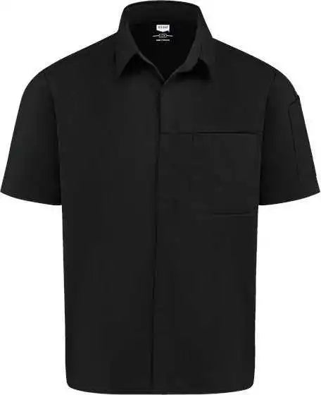 Chef Designs 502m Poplin Airflow Cook Shirt with Oilblok - Black