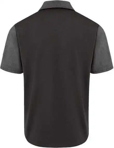 Chef Designs 502m Poplin Airflow Cook Shirt with Oilblok - Charcoal Black