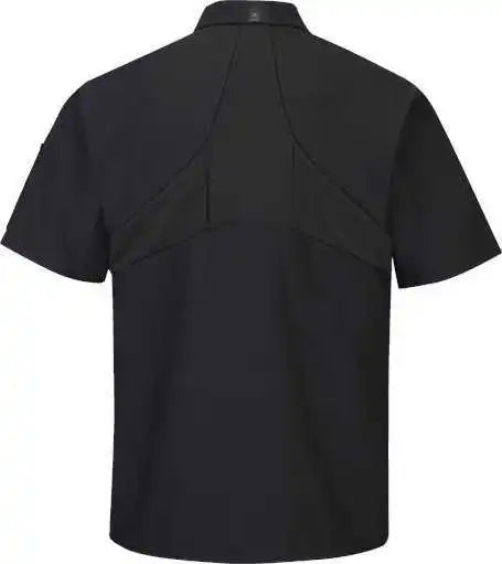 Chef Designs 502x Mimix Short Sleeve Cook Shirt with Oilblok - Black