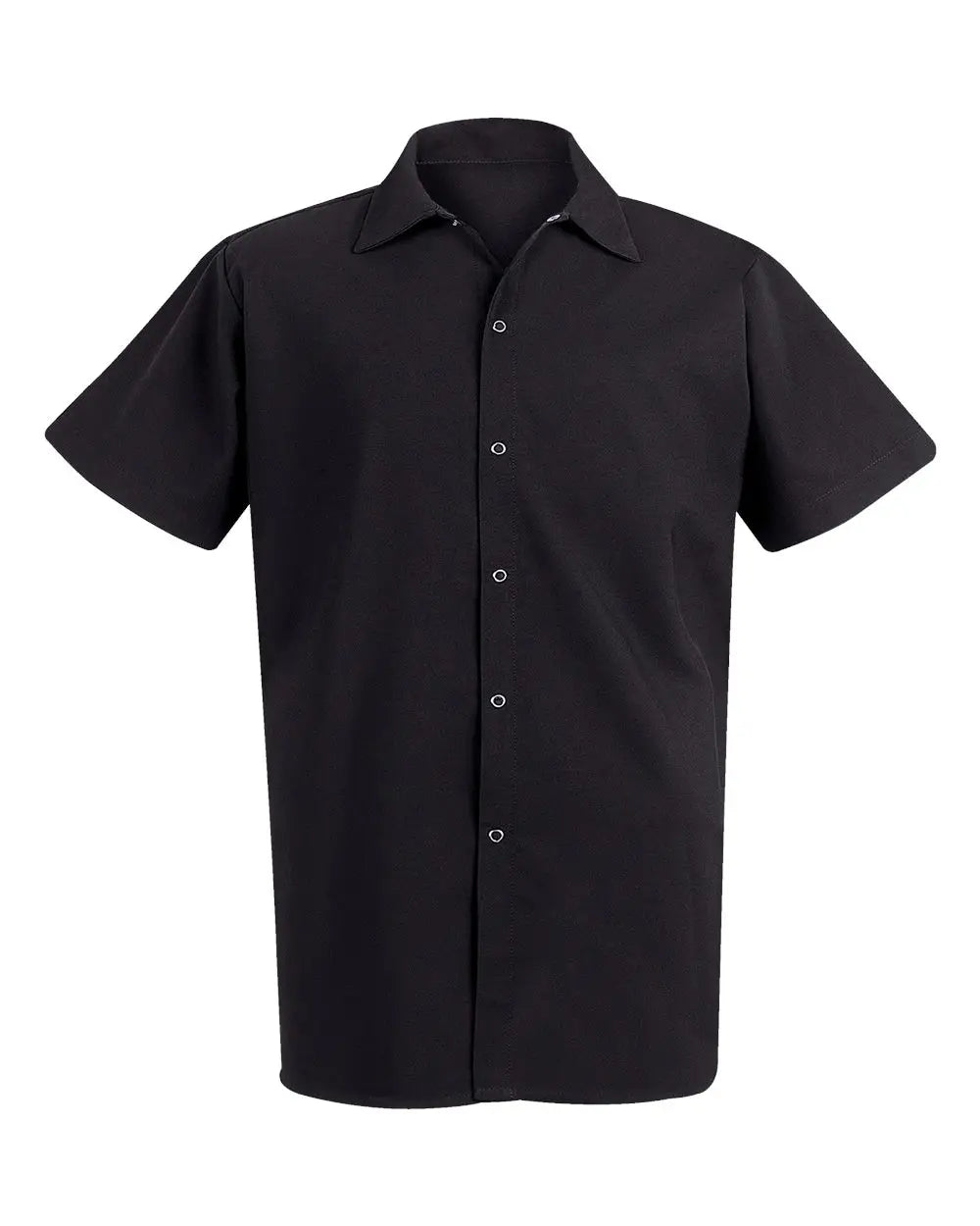 Chef Designs 5035l 100% Spun Polyester Cook Shirt - 5035 - Black - Xs
