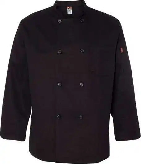 Chef Designs Kt76 Black Traditional Coat