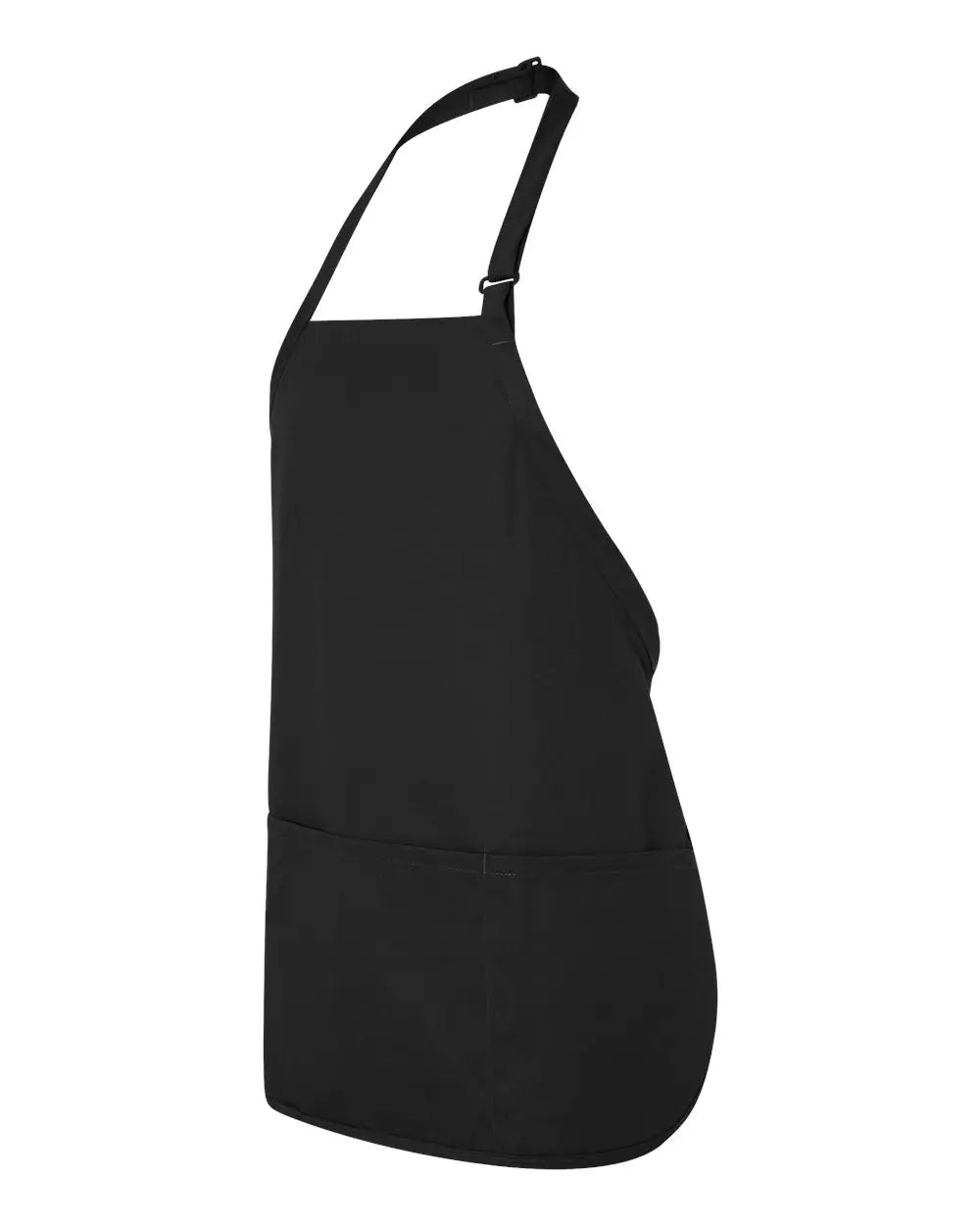 Chef Designs Tt32 Short Premium Bib Apron - Black - one Size Fits Most