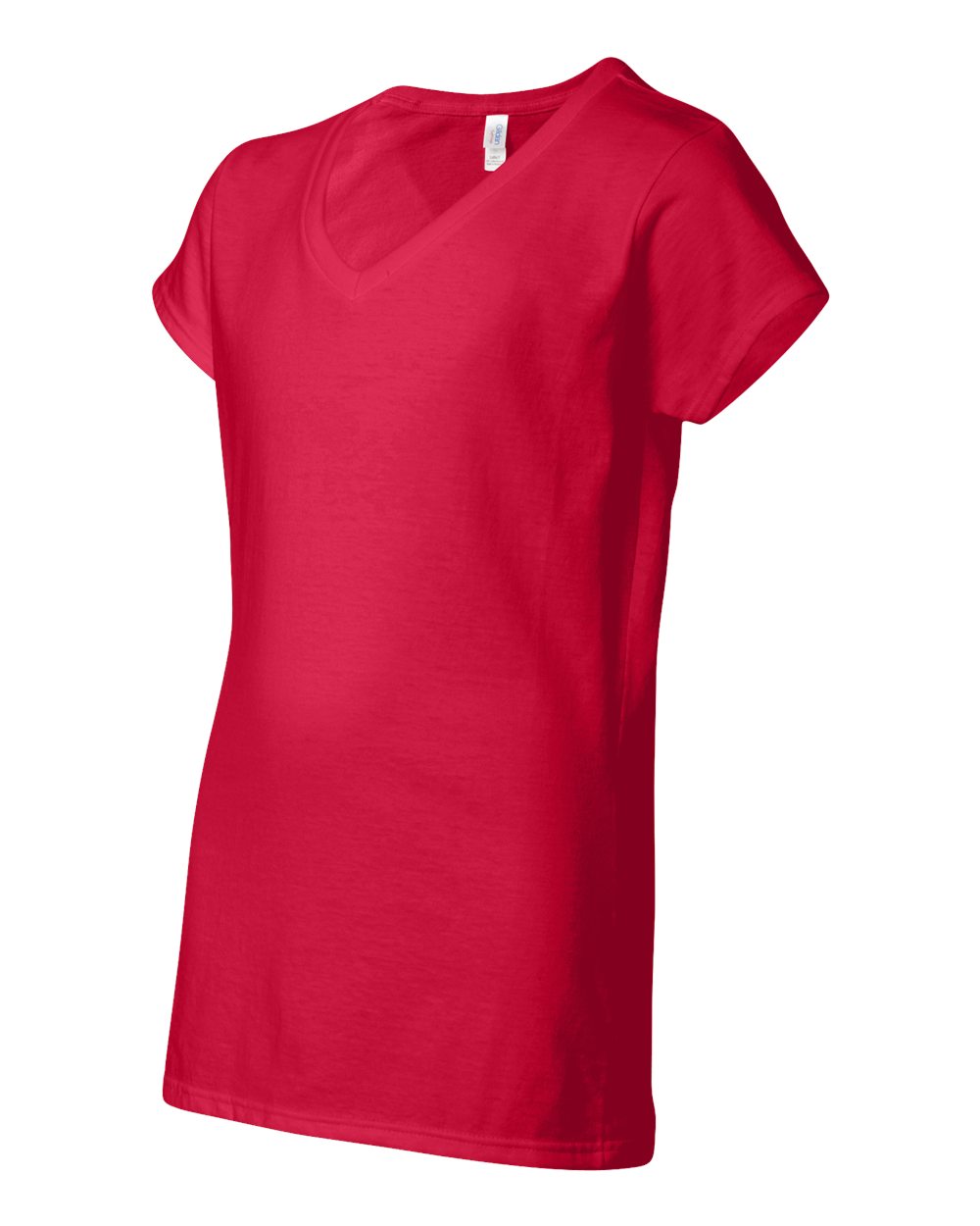 Cherry Red Softstyle® Women’s V-Neck T-Shirt - 64V00L