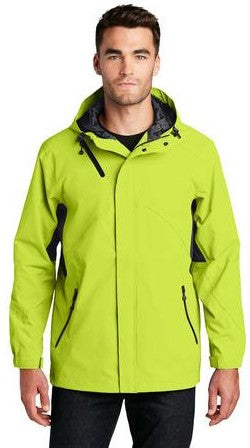 Chg Grn/Mag Gy Port Authority Cascade Waterproof Jacket. J322