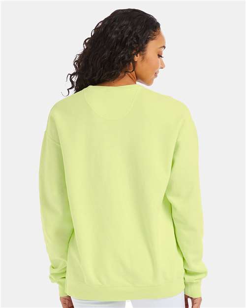 Chic Lime Garment-Dyed Crewneck Sweatshirt - GDH400