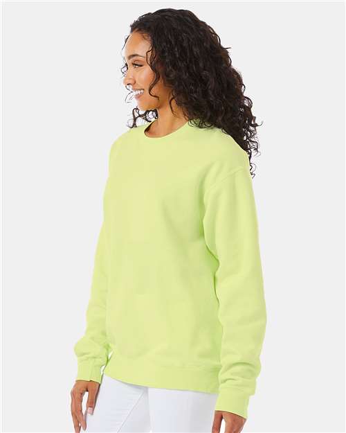 Chic Lime Garment-Dyed Crewneck Sweatshirt - GDH400