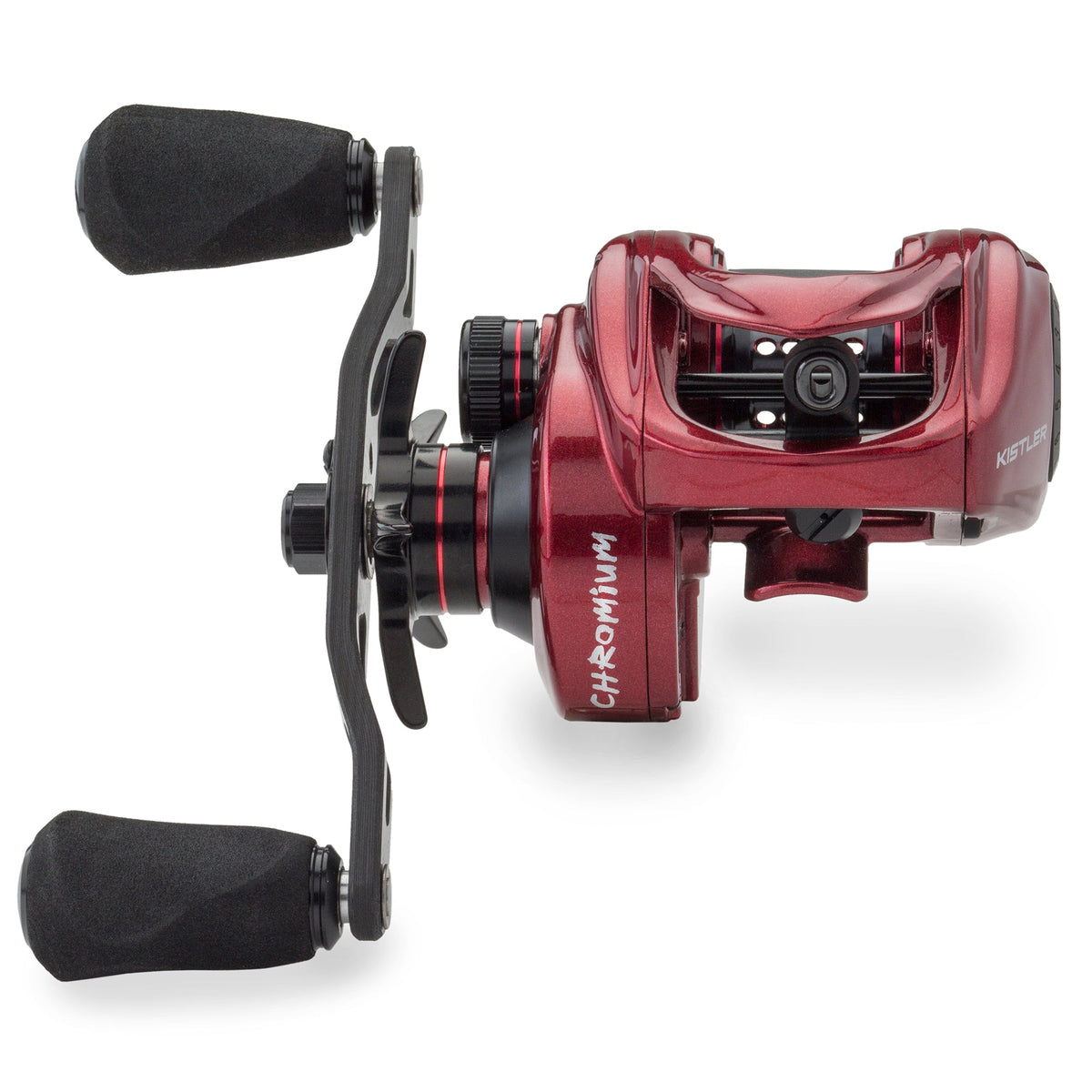 Chromium Casting Fishing Reel - Red / Left / Size: 200 | Gear: 7.3:1