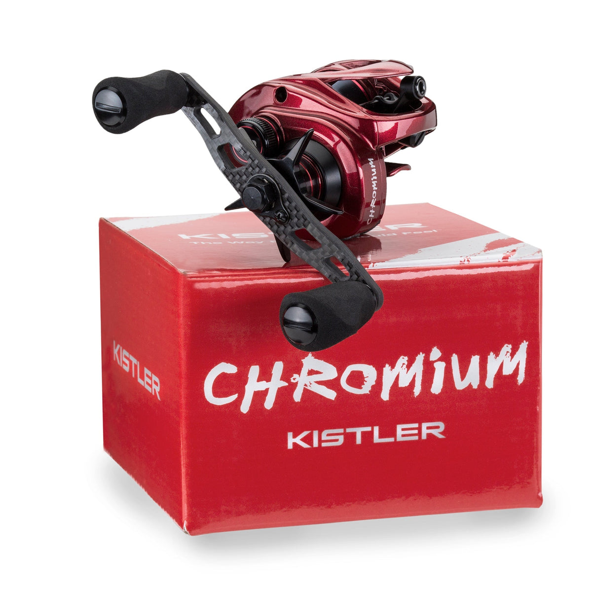 Chromium Casting Fishing Reel - Red / Left / Size: 200 | Gear: 7.3:1