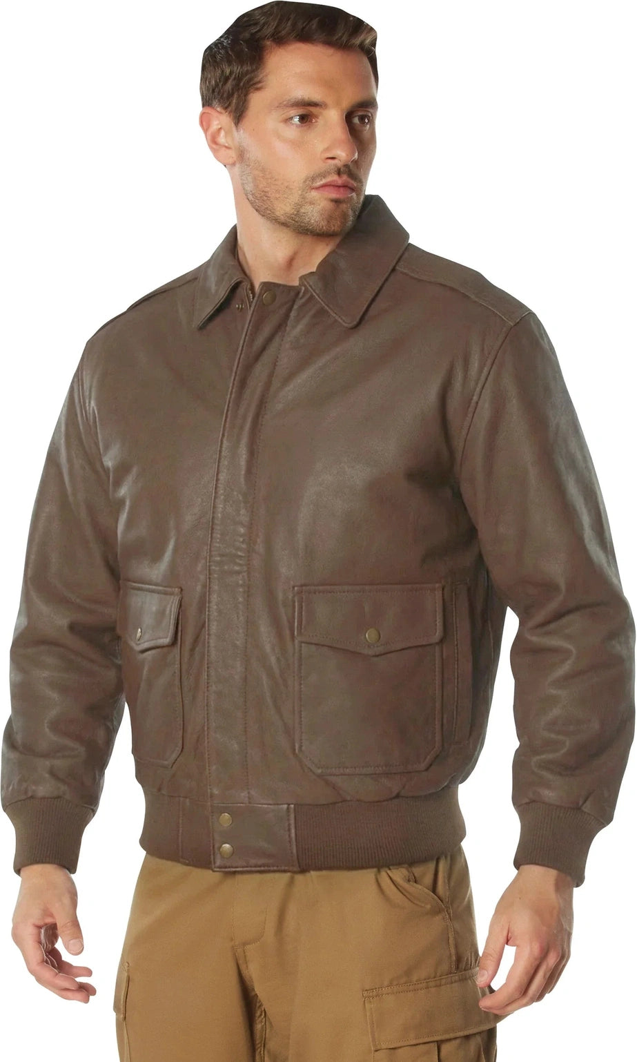 Classic A-2 Leather Flight Jacket - m