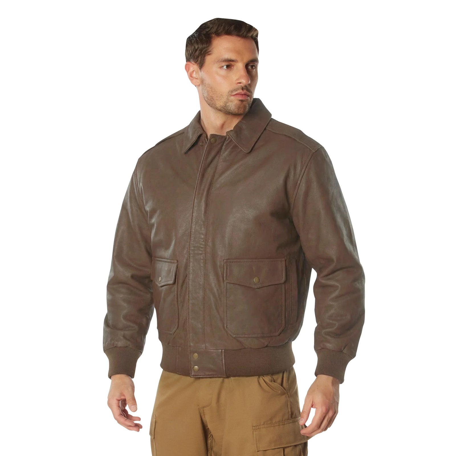 Classic A-2 Leather Flight Jacket - m
