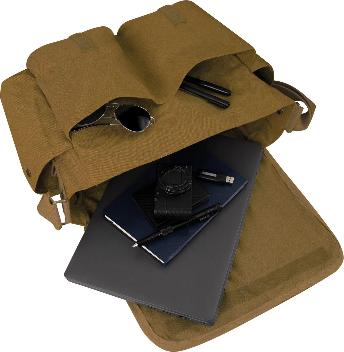 Classic Canvas Messenger Bag