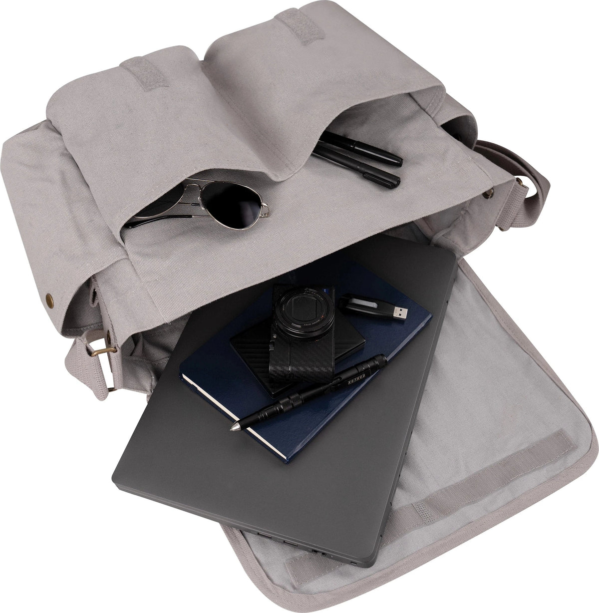 Classic Canvas Messenger Bag