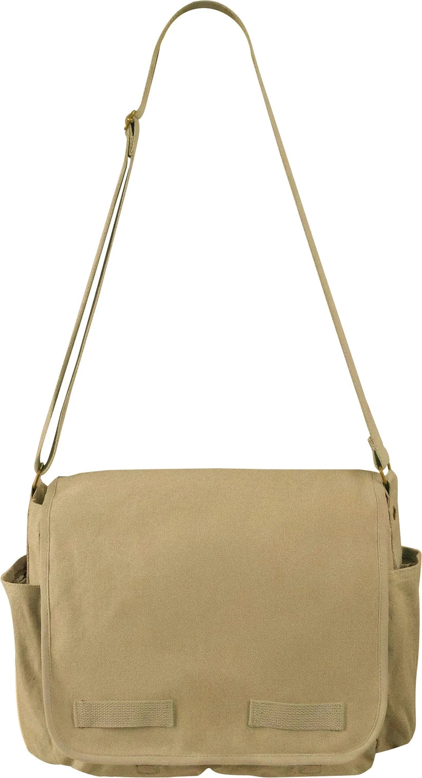 Classic Canvas Messenger Bag