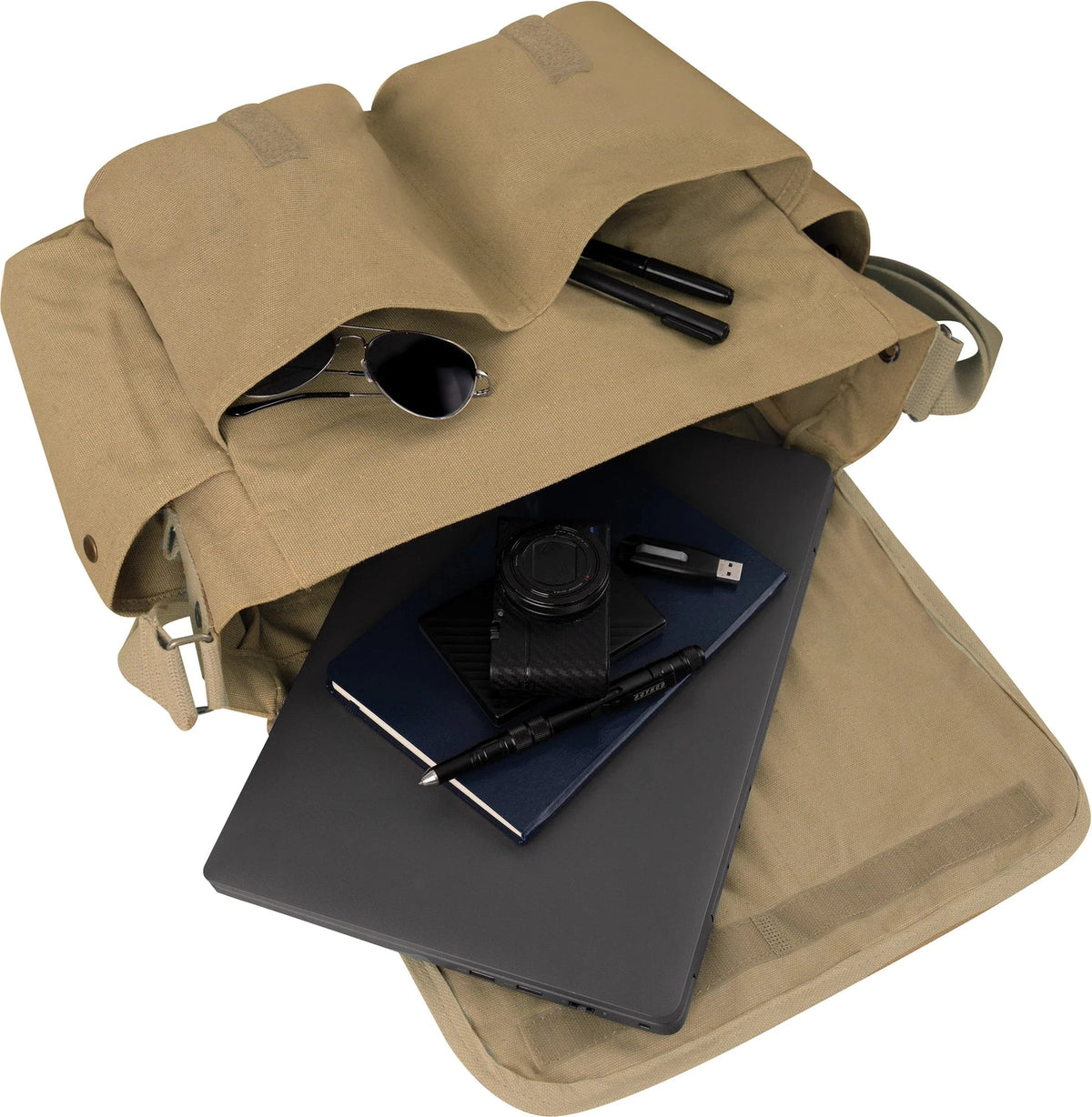 Classic Canvas Messenger Bag