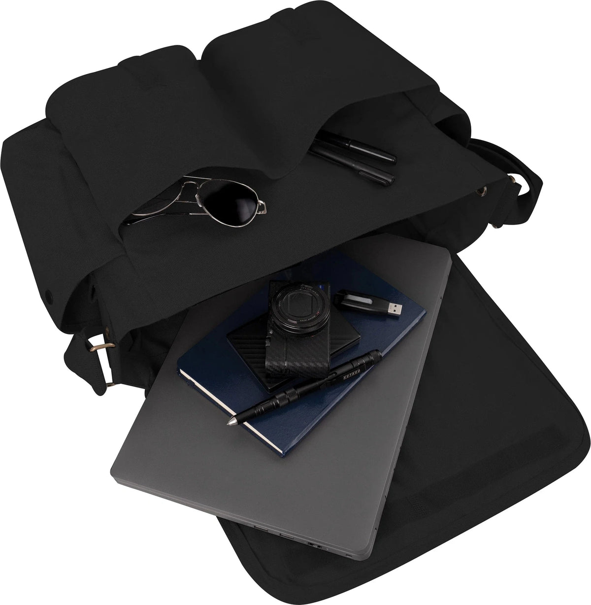 Classic Canvas Messenger Bag