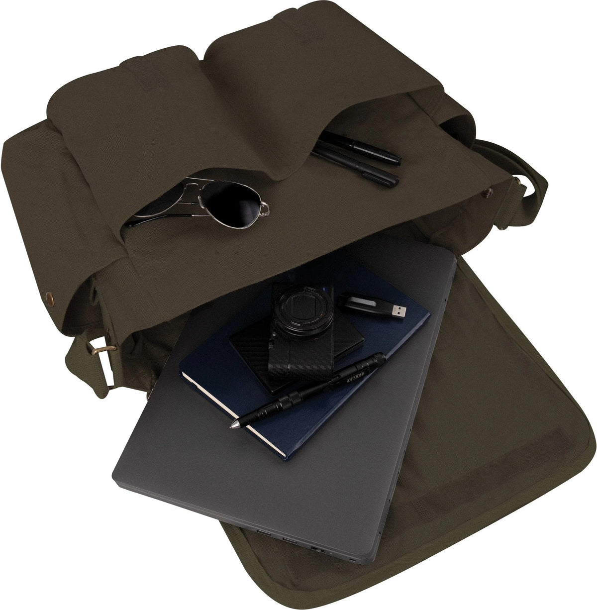Classic Canvas Messenger Bag