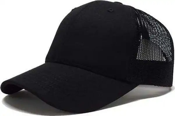 Classic Caps Usa100 Usa-made Trucker Cap - Black - 6 5/8’’ - 7 3/8’’