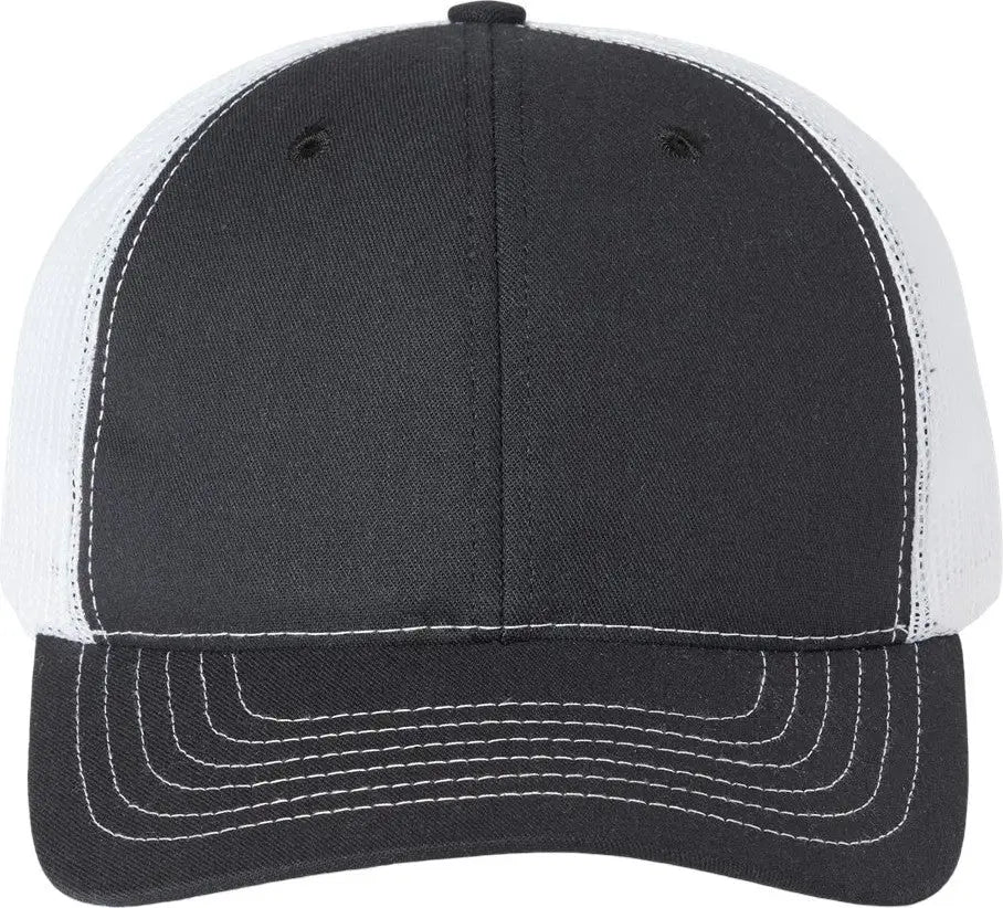 Classic Caps Usa100 Usa-made Trucker Cap - Black White - one Size Fits Most