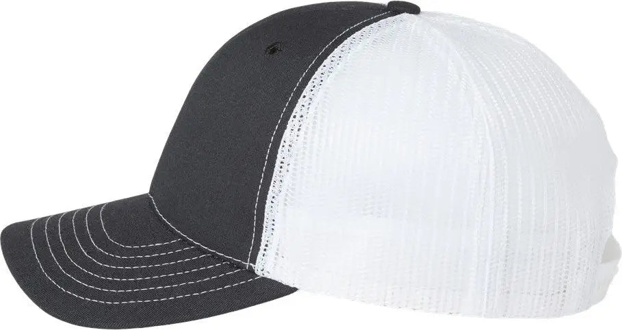 Classic Caps Usa100 Usa-made Trucker Cap - Black White - one Size Fits Most