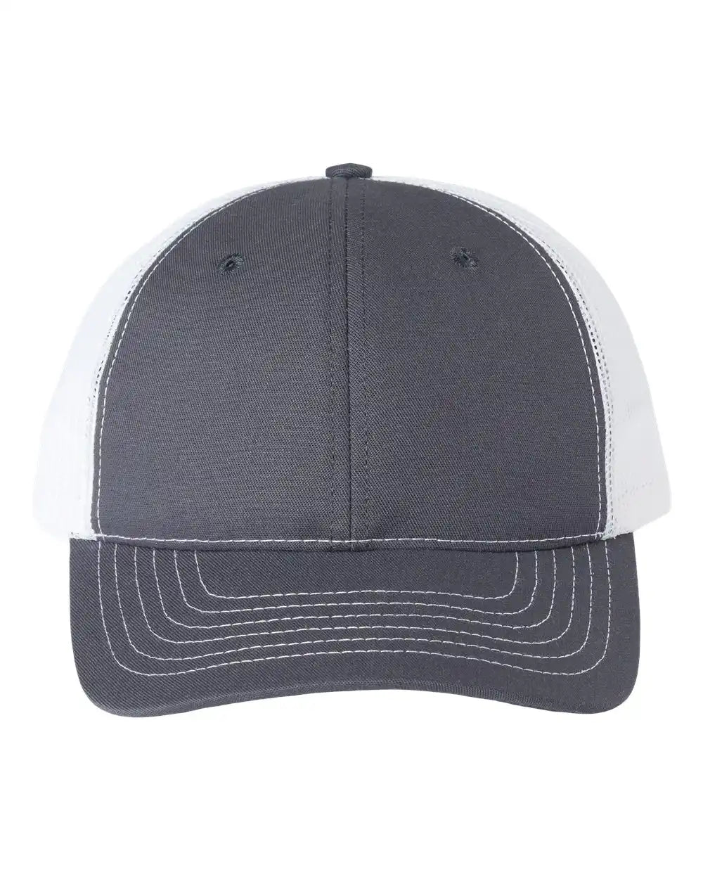 Classic Caps Usa100 Usa-made Trucker Cap - Charcoal White - Charcoal/ / Adjustable