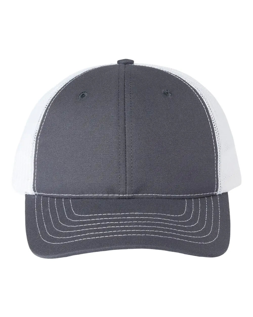 Classic Caps Usa100 Usa-made Trucker Cap - Charcoal White - Dark Gray / one Size Fits Most