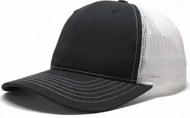 Classic Caps Usa100 Usa-made Trucker Cap - Charcoal White - Dark Gray / 6 5/8’’ - 7 3/8’’