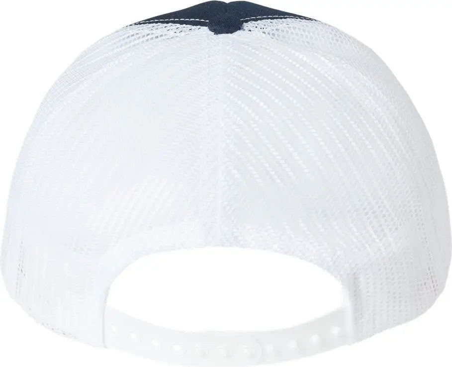 Classic Caps Usa100 Usa-made Trucker Cap - Navy White