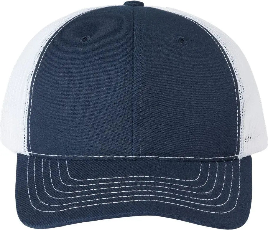 Classic Caps Usa100 Usa-made Trucker Cap - Navy White - one Size Fits Most