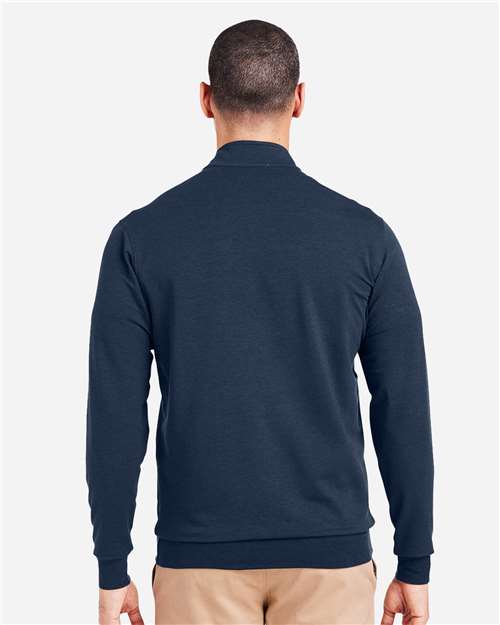 Classic Navy Cloud French Terry Quarter-Zip Pullover - TM616