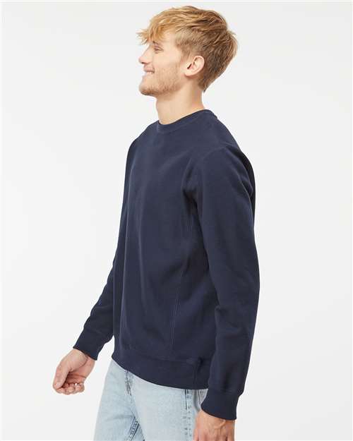 Classic Navy Legend - Premium Heavyweight Cross-Grain Crewneck Sweatshirt - IND5000C