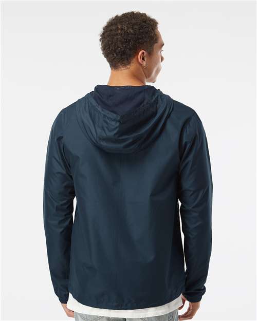 Classic Navy Lightweight Windbreaker Full-Zip Jacket - EXP54LWZ