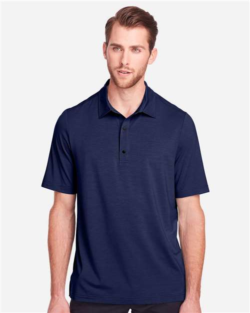 Classic Navy Men's JAQ Snap-Up Stretch Performance Polo - NE100