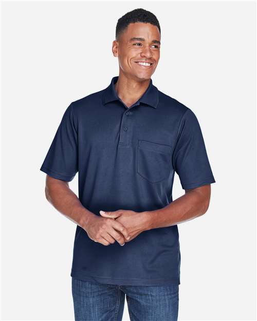 Classic Navy Men&#39;s Origin Performance Piqué Polo with Pocket - 88181P